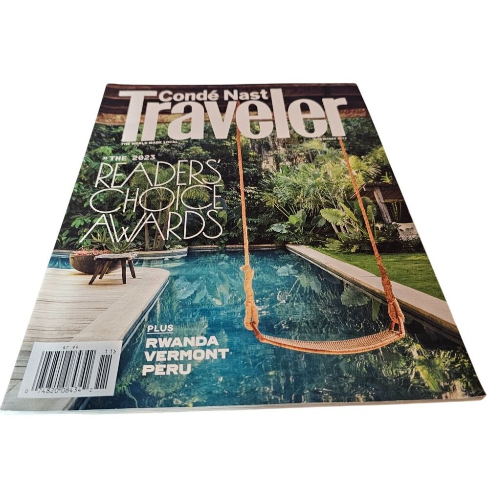 Condé Nast Traveler Magazine November 2023 Readers Choice Awards Rwanda Peru